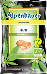 Bonbons saveur mangue - graines de chanvre vegan BIO 90 g - ALPENBAUER